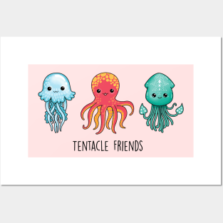 Tentacle Friends Posters and Art